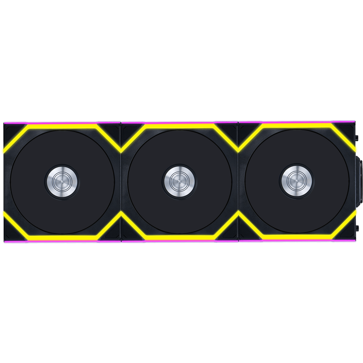 Photos - Computer Cooling Lian Li UNI FAN SL Wireless Reverse Flow 120mm Black Triple Pack 12RSL1W3B 